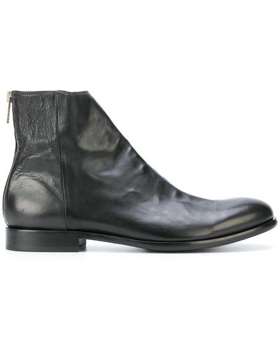 PS by Paul Smith Rear Zip Boots - Black