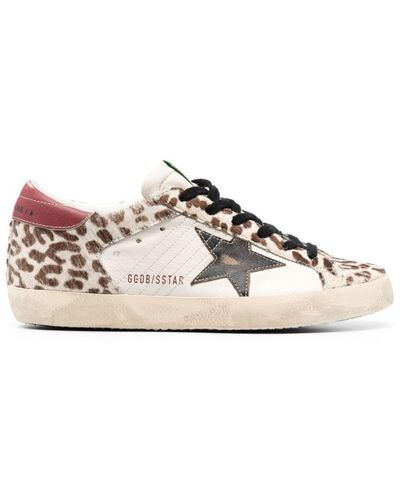 Golden Goose Deluxe Brand Super-Star Leopard Sneakers for Women