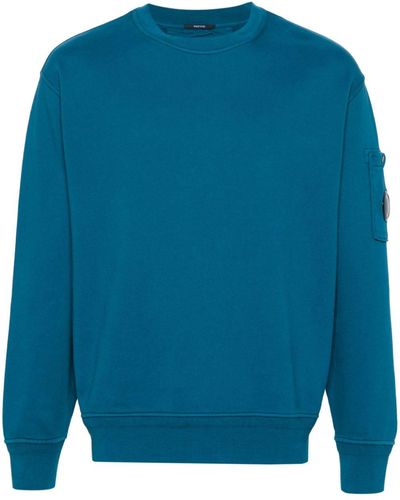 C.P. Company Sweater Met Lens-detail - Blauw