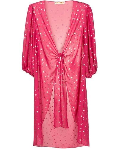 Olympiah Star-print Beach Cover-up - Pink