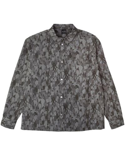 Daily Paper Adetola Camouflage-print Shirt - Grey