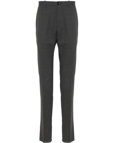 Incotex Tapered-leg Tailored Trousers - Grey