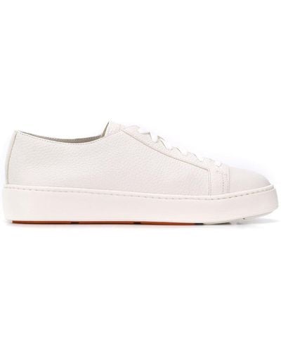 Santoni Klassische Sneakers - Weiß