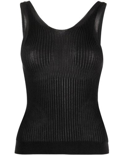 Cecilie Bahnsen Tie-fastening Sleeveless Dress - Black