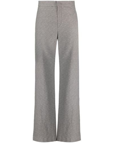 Isabel Marant Mid-rise Straight-leg Trousers - Grey