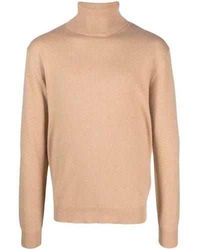Dondup Roll-neck Long-sleeve Sweater - Natural