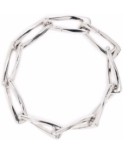 Missoma Chunky Twisted Link-chain Bracelet - Metallic