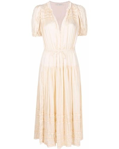 Ulla Johnson Empire-line Pleated Dress - Multicolour