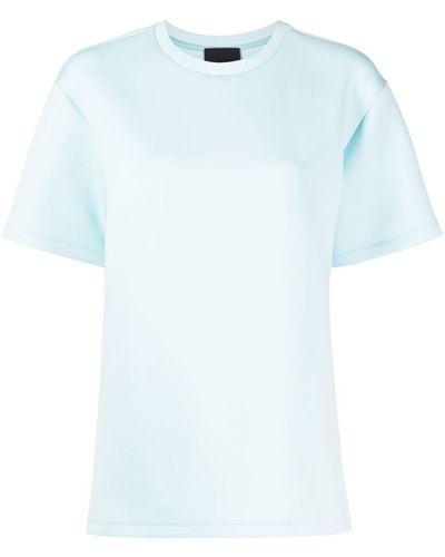 Cynthia Rowley T-shirt con maniche a spalla bassa - Blu