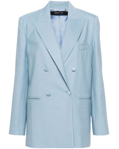 FEDERICA TOSI Double-breasted Blazer - Blue
