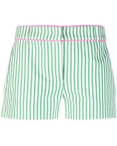 Chiara Ferragni Shorts a rayas - Verde