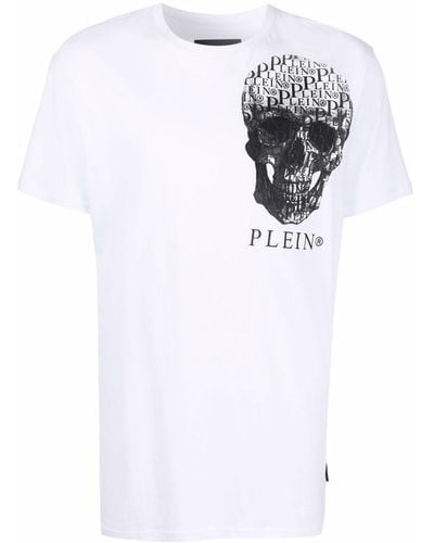Philipp Plein スカルプリント Tシャツ - ホワイト