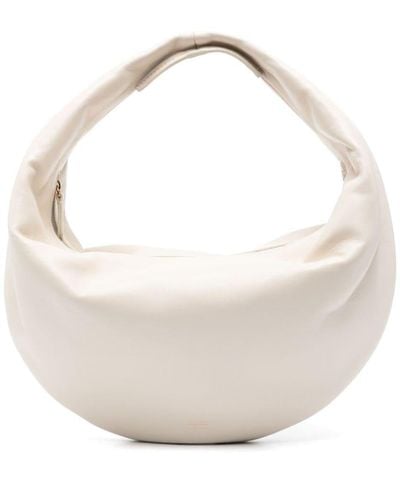Khaite Medium Olivia Leather Tote Bag - White