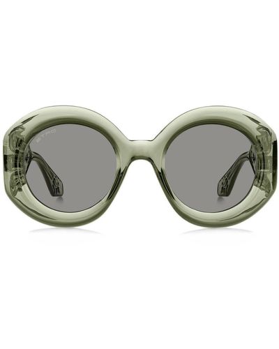 Etro Paisley Round-frame Sunglasses - Gray