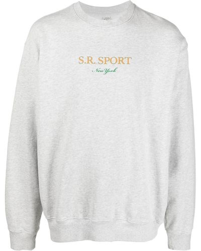 Sporty & Rich S.r Sport New York スウェットシャツ - ホワイト