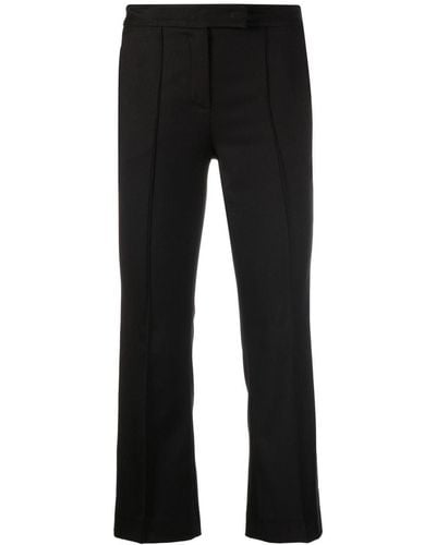 Blanca Vita Pantalones de vestir con pinzas - Negro