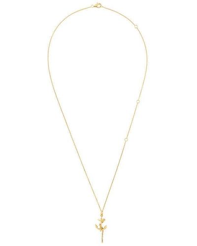 Kasun Anchor Pendant Necklace - Metallic