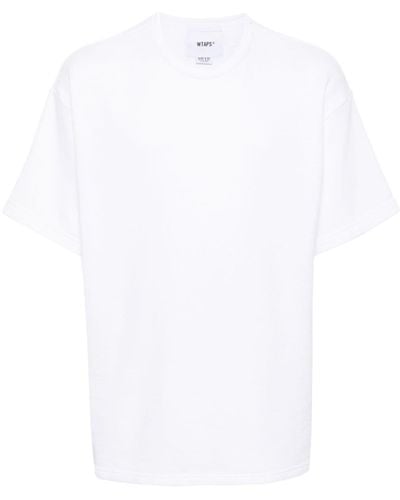 WTAPS Camiseta KB SS con cuello redondo - Blanco