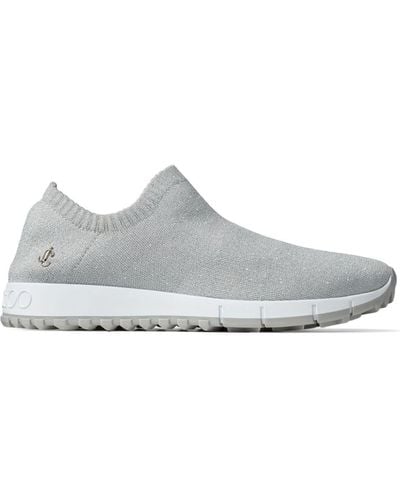 Jimmy Choo Knitted Low-top Sneakers - White