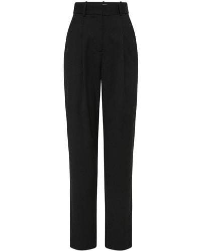 Rebecca Vallance Manon Pressed-crease Tailored Trousers - Black