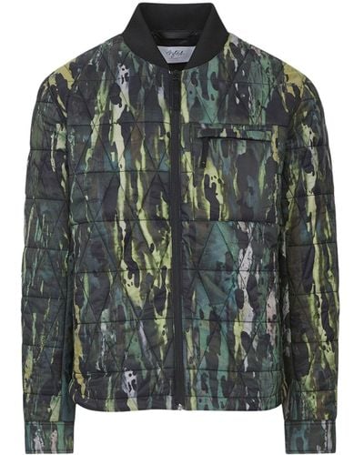 Aztech Mountain Corkscrew Camouflage-print Ski Jacket - Green