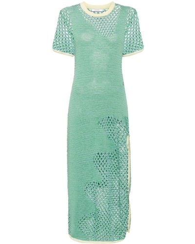 Ph5 Perry Crochet Dress - Green
