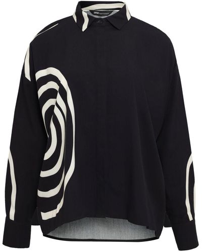 UMA | Raquel Davidowicz Heparina Spiral-print Shirt - Black