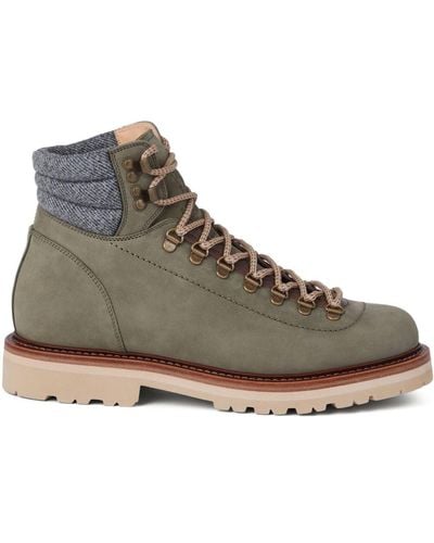 Brunello Cucinelli Lace-up Hiking Boots - Brown