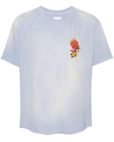 Alchemist T-shirt en coton à imprimé Diablo - Blanc