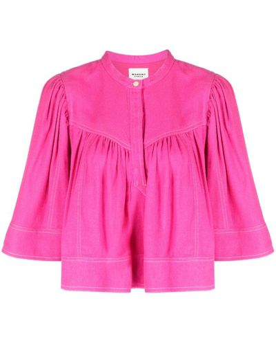 Isabel Marant Top con maniche ampie - Rosa