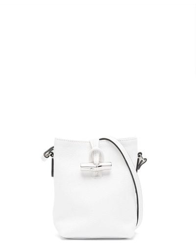 Longchamp Mini Roseau Essential Mini-Umhängetasche - Weiß