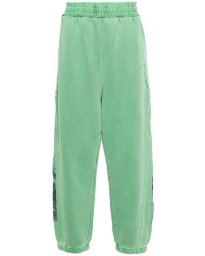 A_COLD_WALL* Pantalon de jogging Cubist en coton - Vert