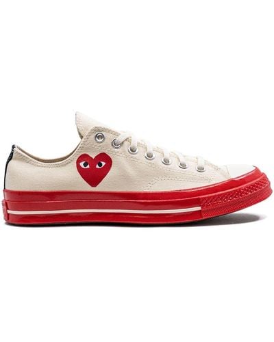 Converse X CDG Chuck Taylor 70 Low Sneakers - Rot