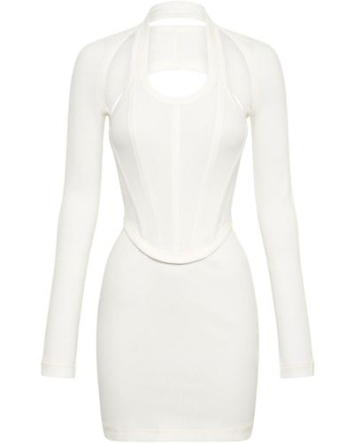 Dion Lee Abito Modular Corset - Bianco