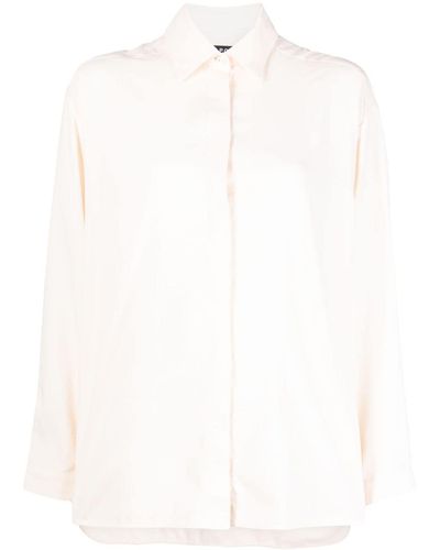 A.P.C. Button-up Silk Shirt - White