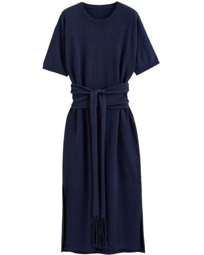 Chinti & Parker Vestido midi Monaco - Azul