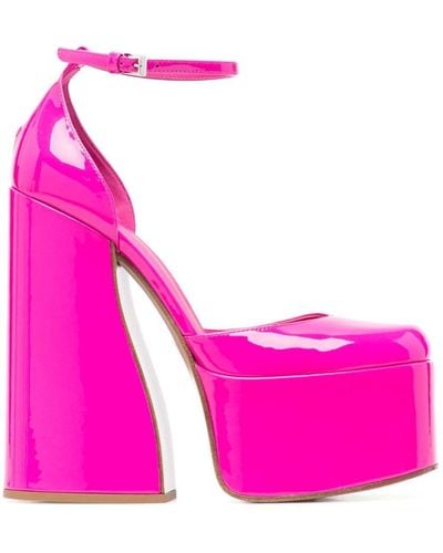 Le Silla Escarpin Platform Court Shoes - Pink