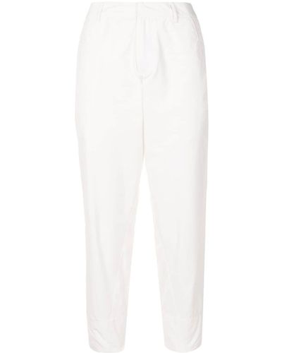 UMA | Raquel Davidowicz Pantalones ajustados de talle alto - Blanco
