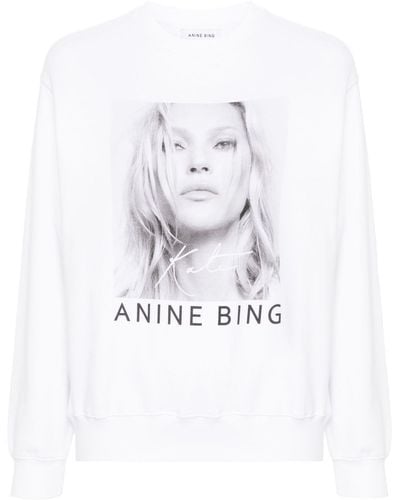 Anine Bing Katoenen Sweater - Wit