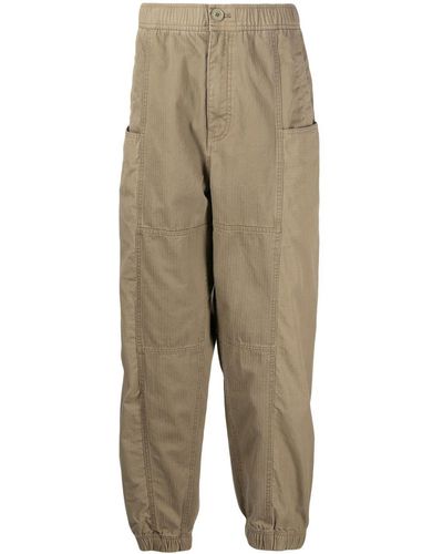 FIVE CM Straight-leg Elasticated Trousers - Natural