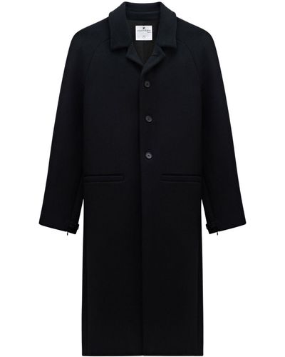 Courreges Manteau à manches zippées - Noir