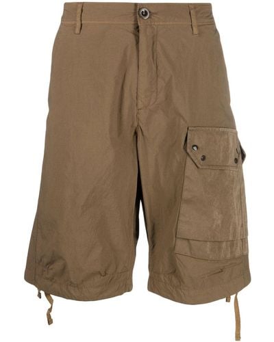 C.P. Company Cotton Bermuda Shorts - Brown