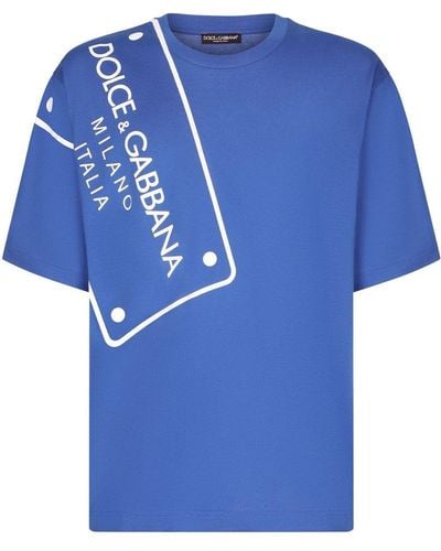 Dolce & Gabbana ロゴ Tシャツ - ブルー
