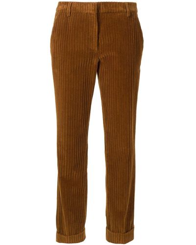 Golden Goose Corduroy Cigarette-fit Pants - Brown