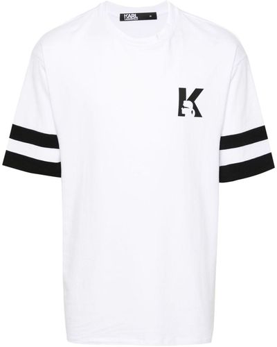 Karl Lagerfeld ロゴ Tスカート - ホワイト