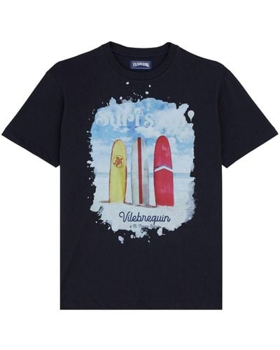 Vilebrequin Camiseta con estampado gráfico - Azul