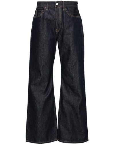 Acne Studios Jeans mit Kontrastnähten - Blau