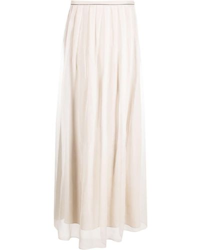 Brunello Cucinelli Skirts - White
