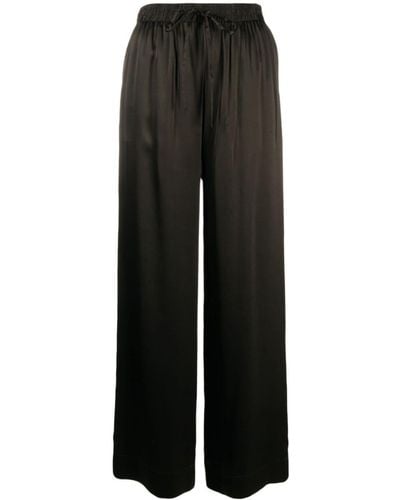 P.A.R.O.S.H. Pantalones palazzo con cintura elástica - Negro