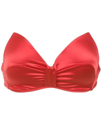 Amir Slama Strapless cropped top - Rouge